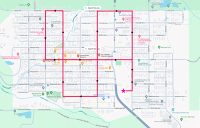 2024 Pedal Your Butte-Off! Challenge route